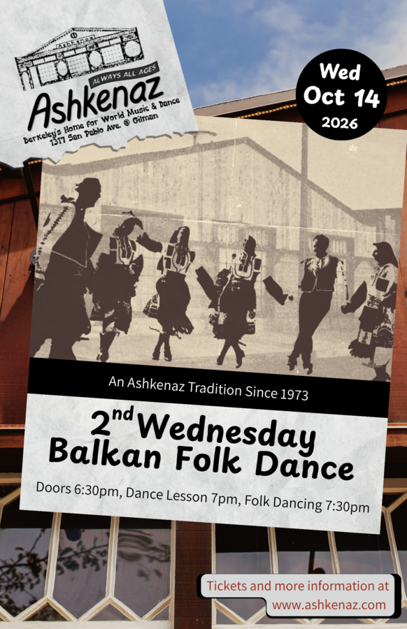 2nd Wednesday Balkan Folk Dancing