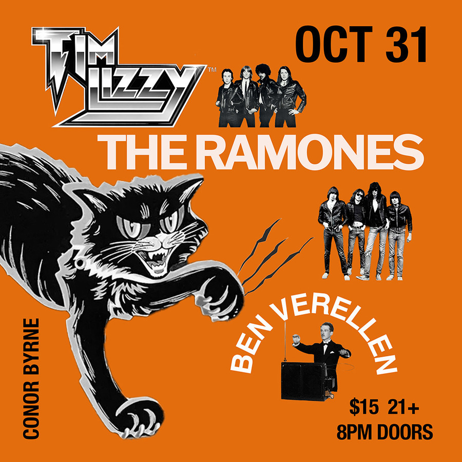 Tim Lizzy, THE RAMONES, Ben Verellen at Conor Byrne Pub