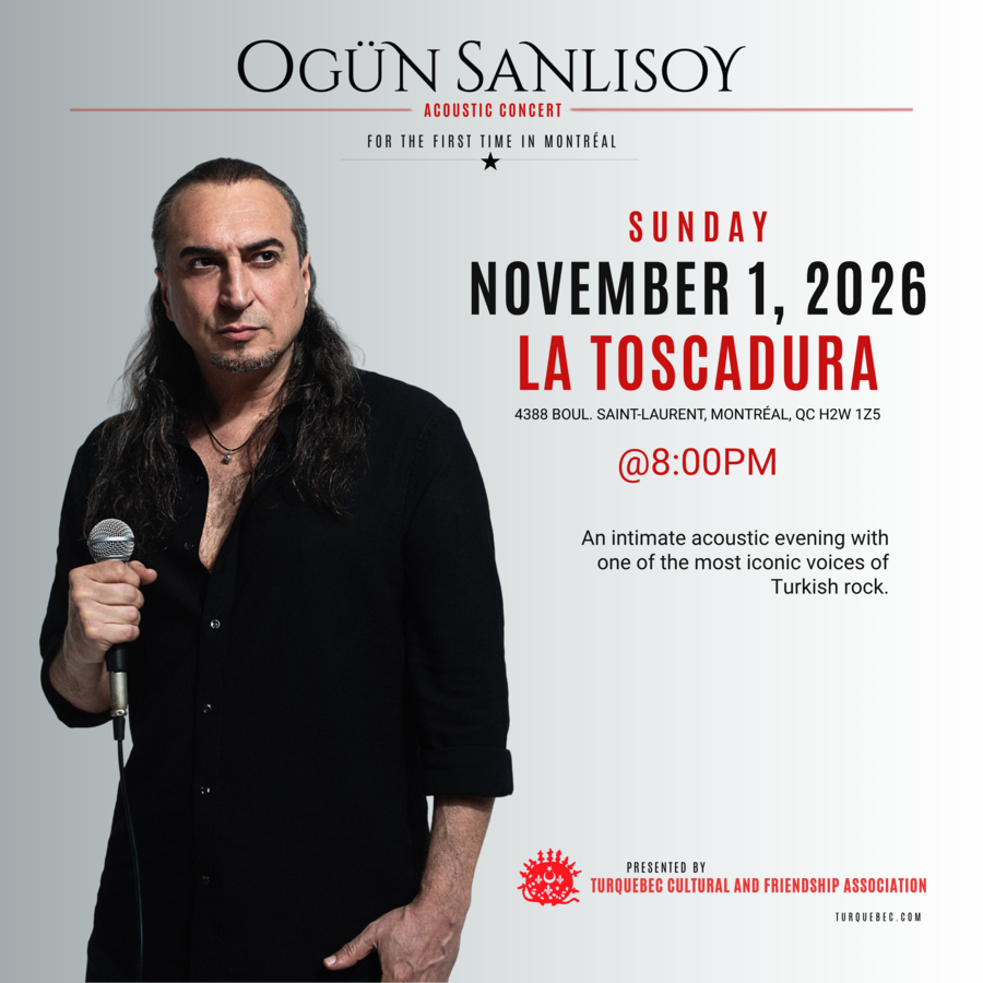 OGUN SANLISOY ACOUSTIC CONCERT MONTREAL