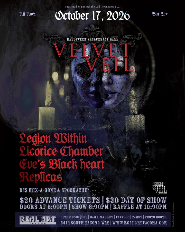 Beneath the Veil Productions Presents: Velvet Veil - Halloween Masquerade Gala
