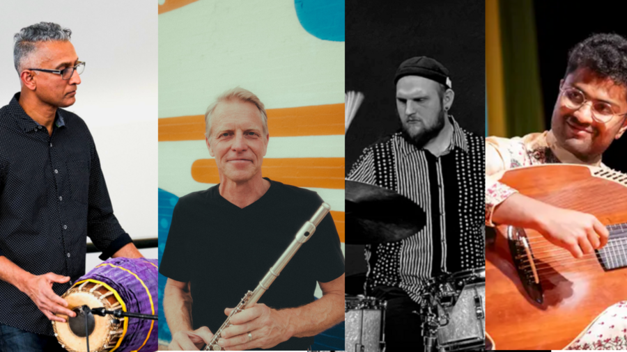 Vishnu • Bringi • Gunther • Howarth: Indo Jazz Exchange artwork from The Muse Performance Space