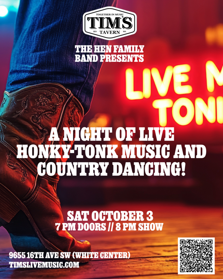 The Hen Family Band Presents: A Night of Live Honky-Tonk Music and Country Dancing!