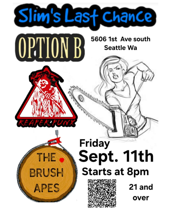 Option B, Reaper PunX, The Brush Apes at Slim's Last Chance