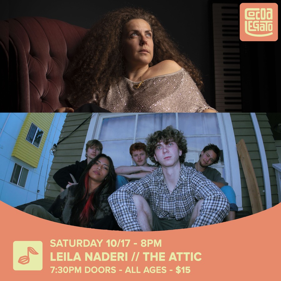 Leila Naderi, The Attic at Cocoa Legato