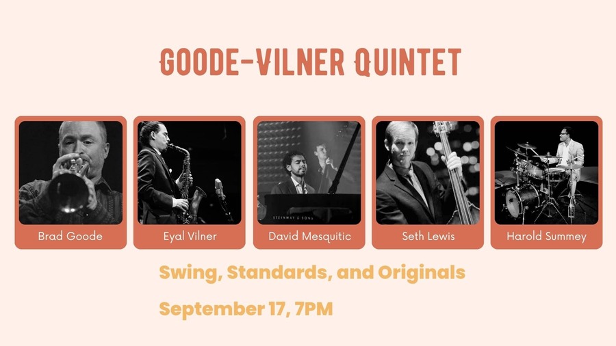 Goode-Vilner Quintet artwork from The Muse Performance Space