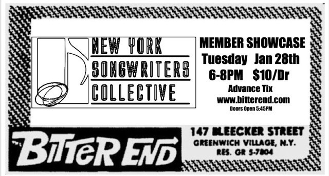 NY Songwriters Collective Showcase
