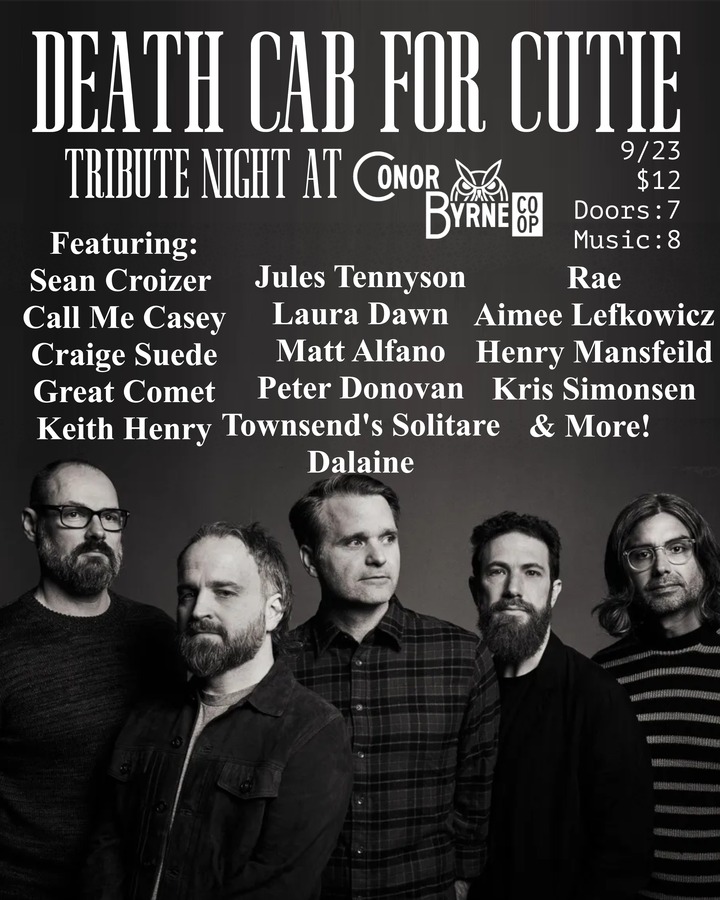 Death Cab For Cutie Tribute Night at Conor Byrne Pub