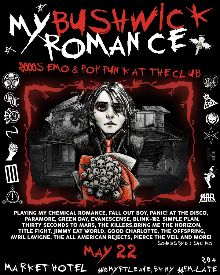 My Bushwick Romance: 2000's emo and pop punk party | May 22nd