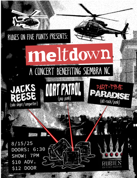 Meltdown: A Concert Benefitting Siembra NC Logo
