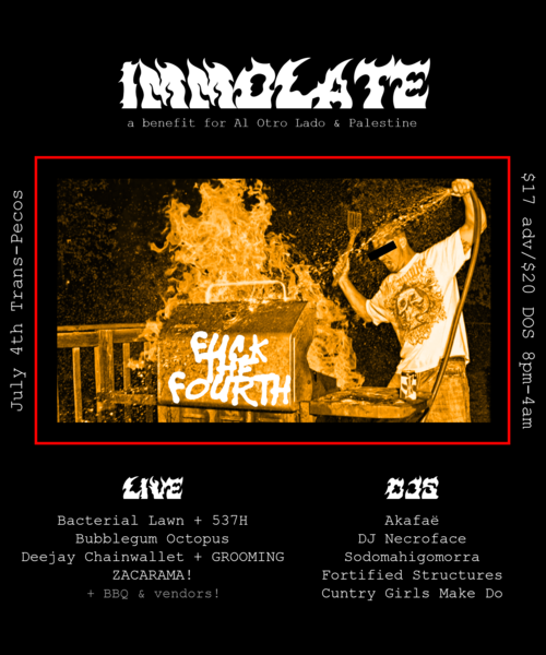 Immolate Fuck the 4th Logo
