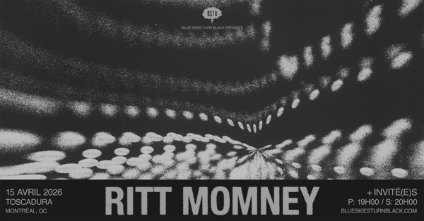 BLUE SKIES TURN BLACK PRÉSENTE: RITT MOMNEY  Logo