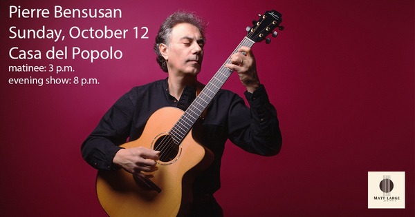 Matt Large presents: Pierre Bensusan - Late Show Logo