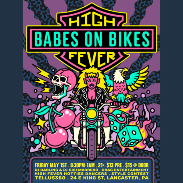 High Fever - Babes on Bikes Logo