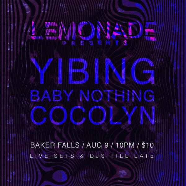 Lemonade Presents: Yibing, Baby Nothing & Cocolyn Logo