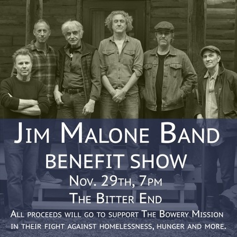 Jim Malone Band Benefit for The Bowery Mission Logo