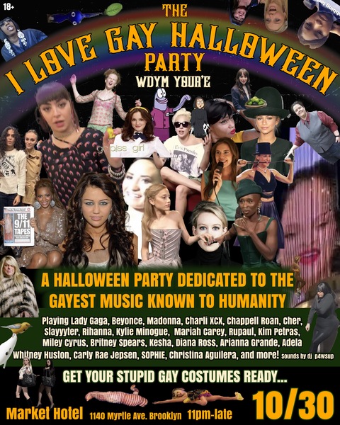 I LOVE GAY HALLOWEEN: SPOOKY GAY POP PARTY Logo