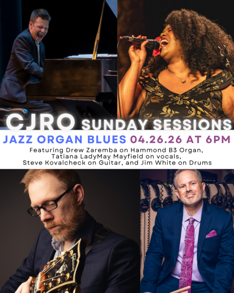 CJRO Sunday Sessions: Jazz Organ Blues Logo