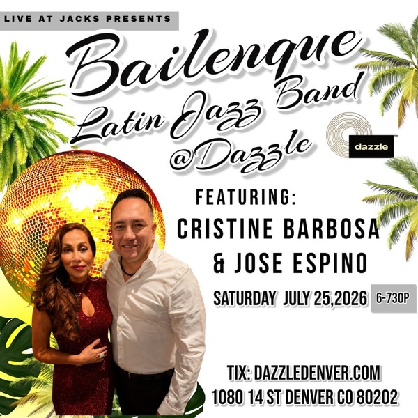 Bailenque Latin Jazz ft. Cristine Barbosa and Jose Espino Logo
