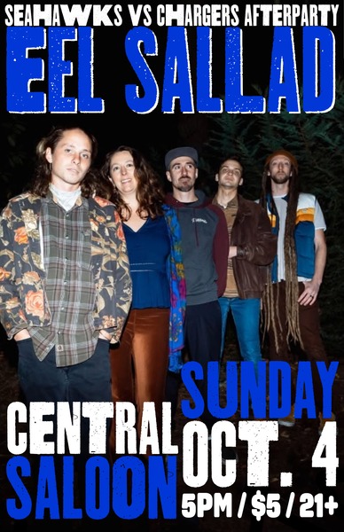 SEAHAWKS vs. CHARGERS Afterparty featuring EEL SALLAD! Logo