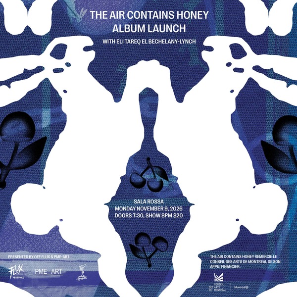 Off Flux: Air Contains Honey + Eli Tareq El Bechelany-Lynch Logo
