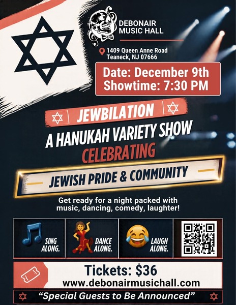 Jewbilation: A Hanukah Variety Show Logo