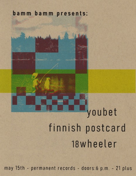 Youbet with Finnish Postcard & 18 Wheeler Logo