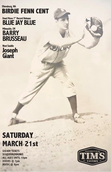 Birdie Fenn Cent // Blue Jay Blue // Barry Brusseau // Joseph Giant Logo