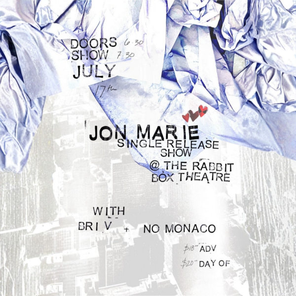 Jon Marie Single Release Show Logo