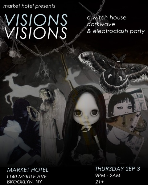Market Hotel Presents: VISIONS  Logo
