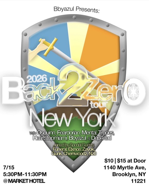Back 2 Zero Tour 2026 w/ Osquinn, Feardorian Logo