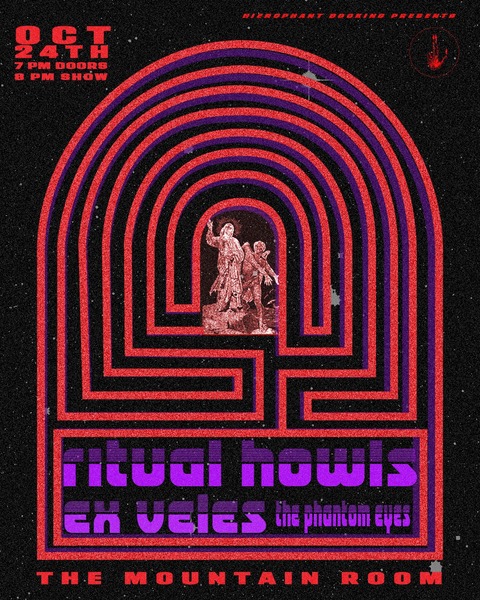 Hierophant Booking Presents: Ritual Howls, Ex Veles, The Phantom Eyes Logo