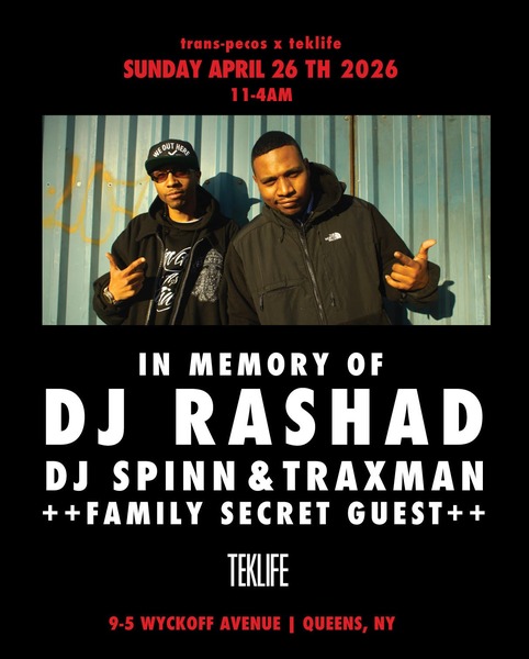 In Memory of DJ Rashad: DJ Spinn / Traxman Logo