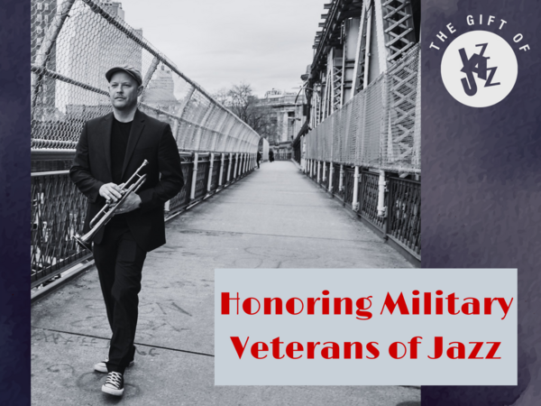 The Gift of Jazz "Blind Tiger" Series Presents: Brass & Valor – Honoring Military Veterans of Jazz Logo