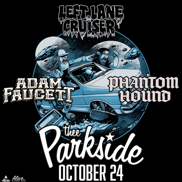 LEFT LANE CRUISER // ADAM FAUCETT // PHANTOM HOUND Logo