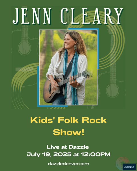 Kids' Matinee: Jenn Cleary's Kids' Folk Rock Show! Logo
