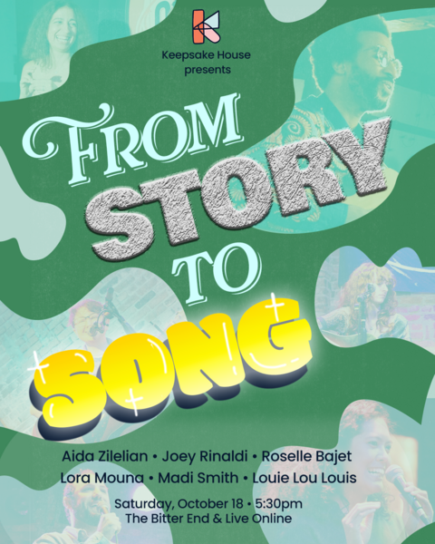KEEPSAKE HOUSE PRESENTS FROM STORY TO SONG Logo