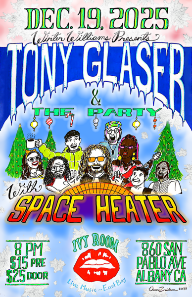 Tony Glaser and The Party • Space Heater Logo