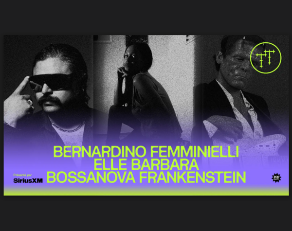 Taverne Tour & Pop Montreal present: Bernardino Femminielli with Elle Barbara + Bossanova Frankenstein Logo