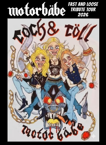 Motorbäbe  ♠️ all female salute to Motörhead ♠️  + A Rock Legend: Thin Lizzy Tribute Band Logo