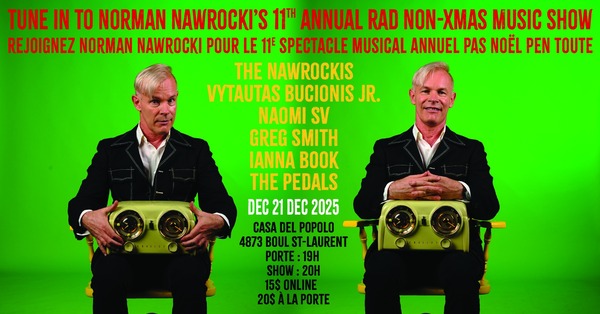 Norman Nawrocki’s Rad Non-Xmas Music Show Logo