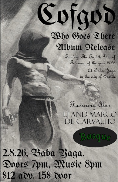 Cofgod Album Release • Baba Yaga • VenuePilot