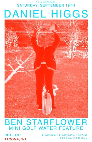 S.E.S. Presents: Daniel Higgs, Ben Starflower, Mini Golf Water Feature Logo