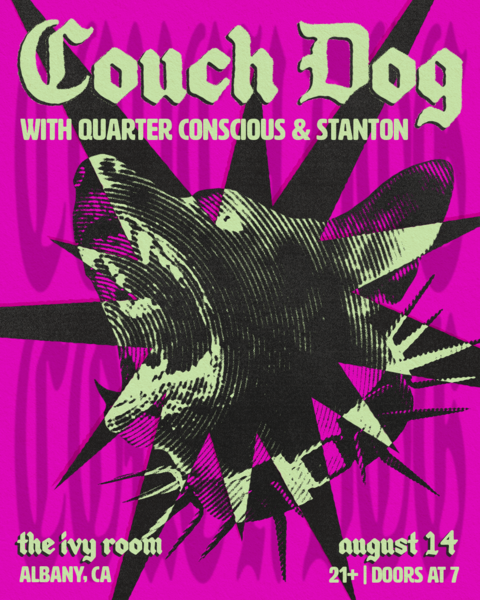 COUCH DOG + QUARTER CONSCIOUS + STANTON Logo