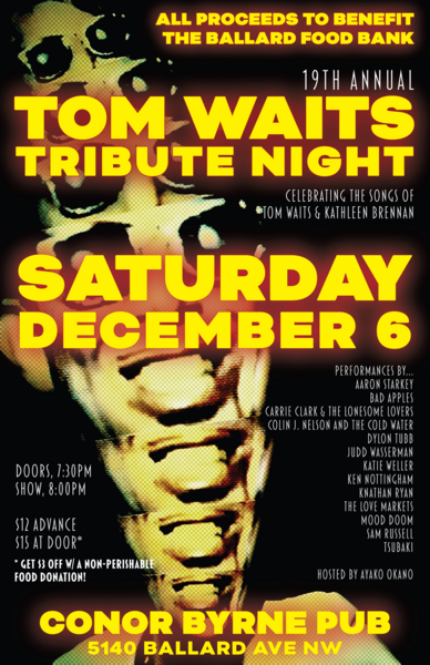 19th Annual Tom Waits Night Logo