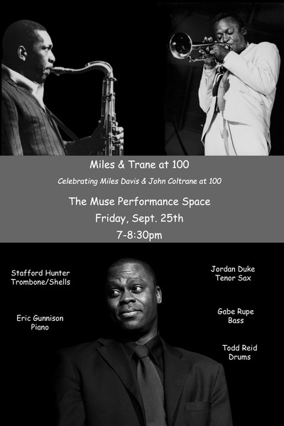 Celebrating Miles & Trane at 100 Logo