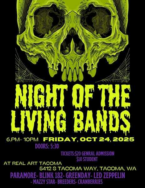 Tacoma School of the Arts Present: Night of the Living Bands Logo