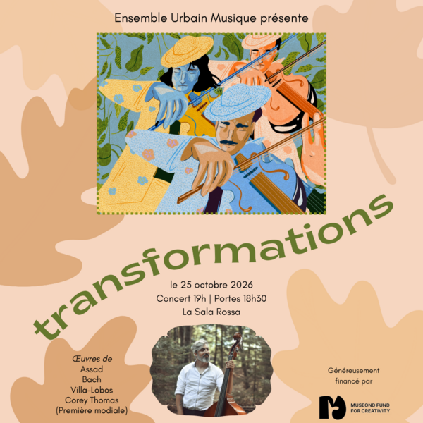 Ensemble Urbain Musique: Transformations Logo