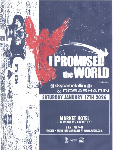 I Promised The World / skycamefalling / Rosasharian / Cash Only Tony's / Of Temperament Logo