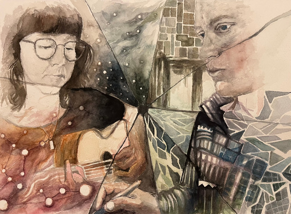  A Cracked Looking Glass: Explorations of Ulysses through Art and Music (Aaron Both & Claire McLeish) - Live Music Performance Logo