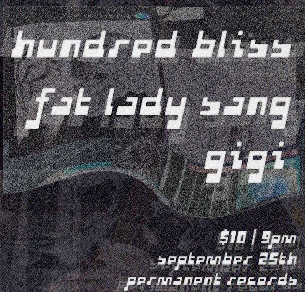 Hundred Bliss w/ Fat Lady Sang, GiGi Logo